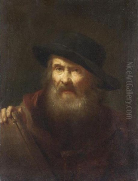 Vecchio Con Libro In Mano - view 1