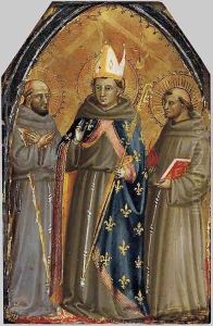 Sts Francis of Assisi, Louis of Toulouse and Anthony of Padua