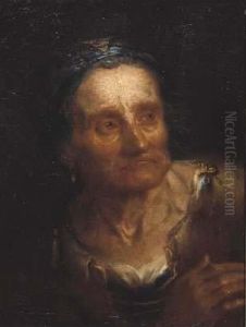 Ritratto Di Vecchia by Giuseppe Nogari