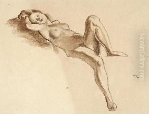 Una Joven Desnuda by Xavier Nogues