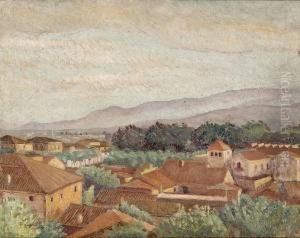 Vista De Banyoles by Xavier Nogues