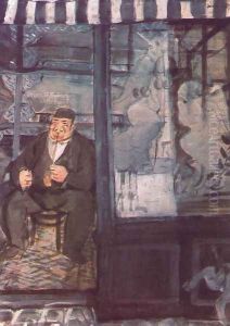 A gazdag koporsokereskedo, 1928 by Gyula Derkovits