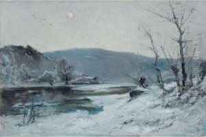 Sur La Loire, Hiver by Emile Noirot