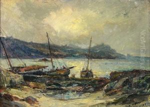 "bateaux De Peche A Trebeurden, Cotes Du Nord".