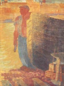 Hajokovacs, 1934 by Gyula Derkovits
