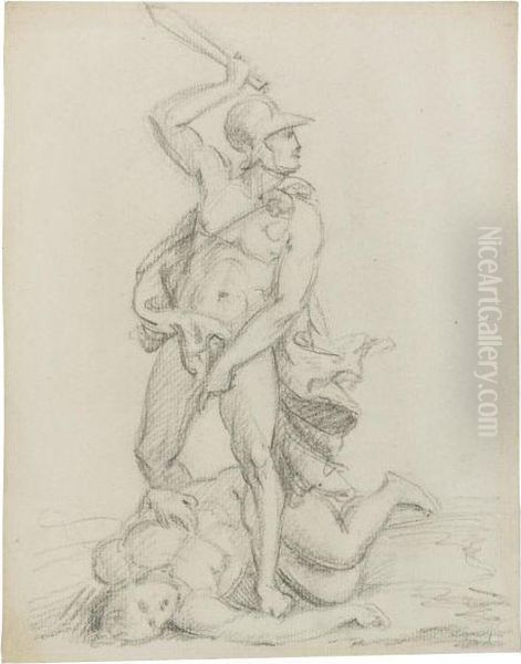 A Group Of Designs For Free-standing Clay Figures - view 1