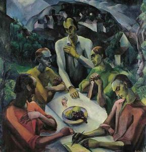 Utolso vacsora, 1922 by Gyula Derkovits