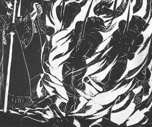 Dozsa-sorozat VIII. Maglyak, 1928 by Gyula Derkovits