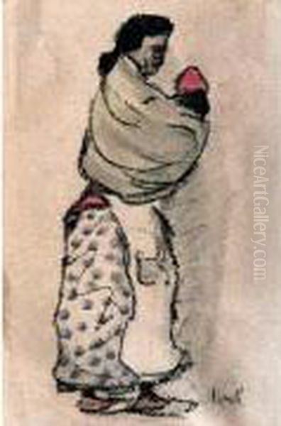 Gitane Et Son Enfant - view 1