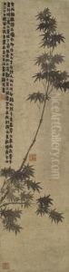 Bamboo In Rain by Jin Nong
