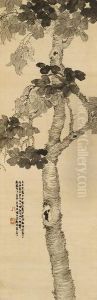 Autumn Parasol Tree by Jin Nong