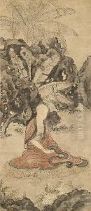 Sitting Under Plantain Leaves by Jin Nong