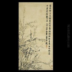 Hanging Scroll, Ink And Color On Paper. by Jin Nong