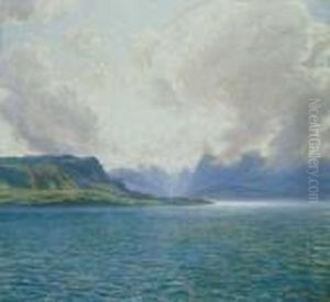 Norwegische Fjordlandschaft (der
Bjornefjord). Signiert Unten Rechts: Carl Nonn. Ol Auf Leinwand. H 115;
B 125 Cm. Norwegische Fjordlandschaft (der
Bjornefjord). Signiert Unten Rechts: Carl Nonn. Ol Auf Leinwand. H 115;
B 125 Cm.