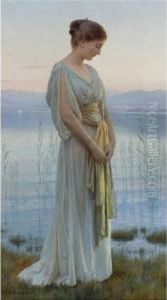 Evening By The Lake by Max Nonnenbruch