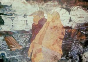 Vasut menten, 1932 by Gyula Derkovits