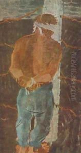 Kivegzes, 1932 by Gyula Derkovits