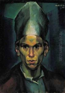 Puspoksuveges onarckep, 1923 by Gyula Derkovits
