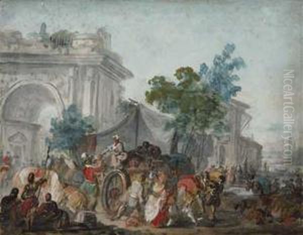Le Deballage Des Marchands Ambulants - view 1