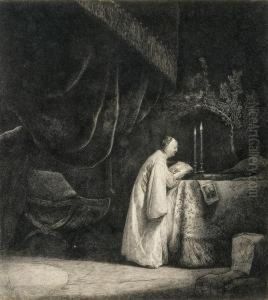 Writer Old Man by Jean-Pierre Norblin De La Gourdaine