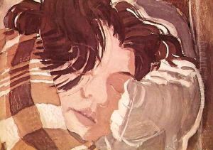 Sleeping Woman by Gyula Derkovits