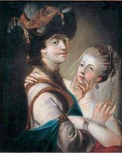 Coppia Di Nobili Polacchi by Jean-Pierre Norblin De La Gourdaine