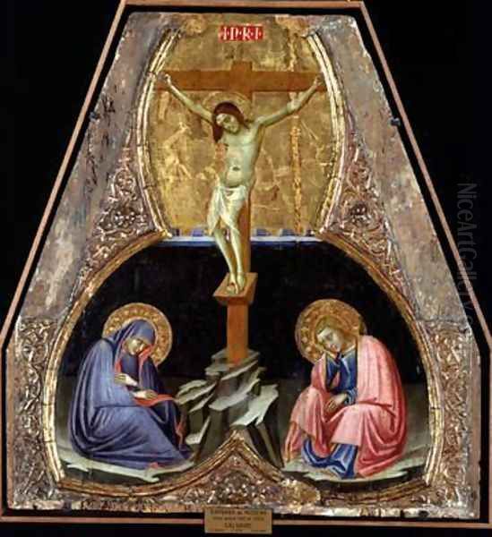 Crucifixion with the Virgin and St John the Baptist - view 1