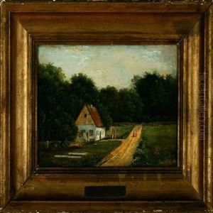 A White House At The Forest, Summer