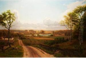 An Extensive Landscape by Nordahl Peter Frederik Grove