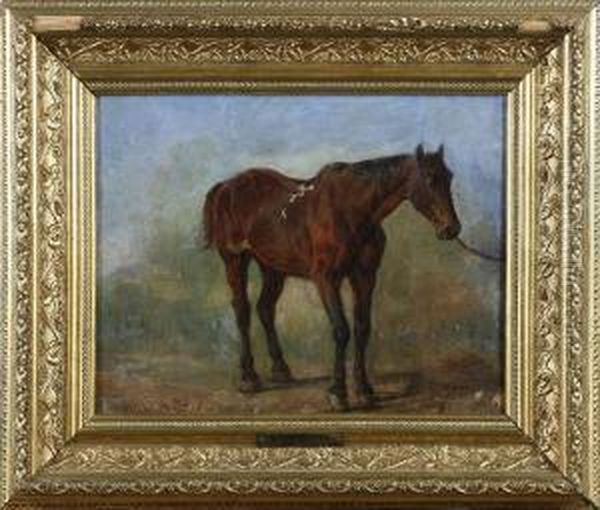 Haststudie, Ristad Signatur Och Datering B Nordenberg 185? - view 1