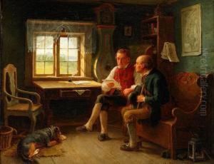 Allmogeinterior Med Man I Samsprak by Bengt Nordenberg