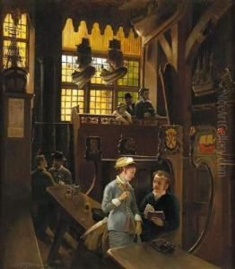 The Shipping House In Lubeck by Henrik Nordenberg