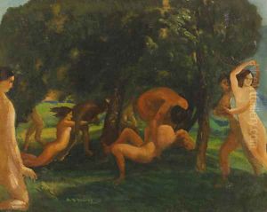 The Bawdy Wind by Arthur Bowen Davies