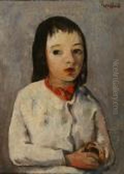 Girl With Doughnut - view 1