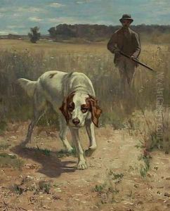 Quail Hunting, circa 1890's by John Henry Dolph