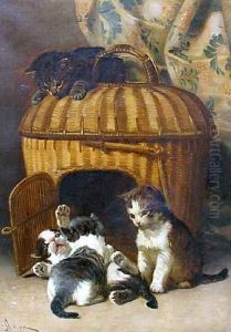 Kitty Play Time by John Henry Dolph