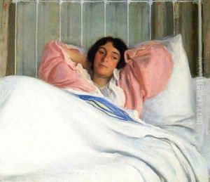 Portrait of the Artist's Wive Edity by Joseph Rodefer DeCamp