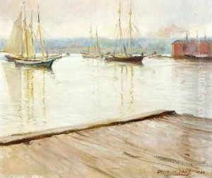 At Gloucester (or Gloucester Harbor) by Joseph Rodefer DeCamp