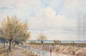 Dredging The Stream by George Parsons Norman