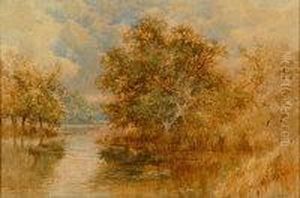 Pair, River Scenes In Autumn by George Parsons Norman