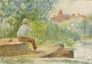 Resting On The Barge by George Parsons Norman