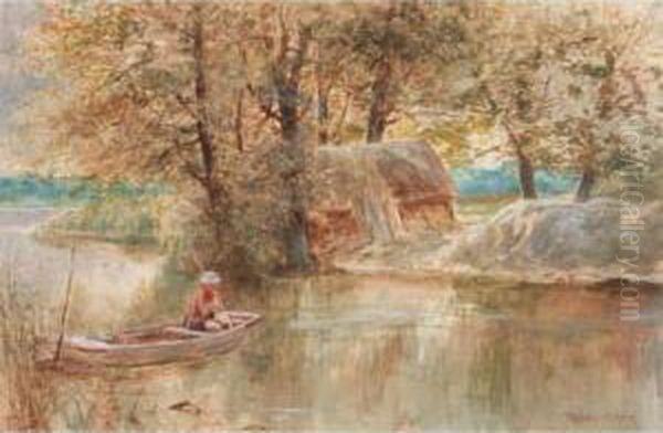A Fisherman Tying The Fly - view 1