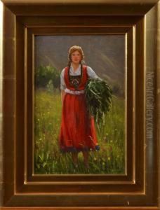 Flicka Ifolkdrakt by Emma Pastor Normann