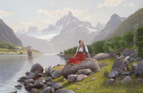 A Beauty On The Banks Of A Norwegian Fjord - view 1
