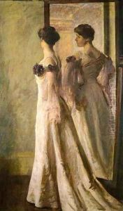 The Heliotrope Gown by Joseph Rodefer DeCamp