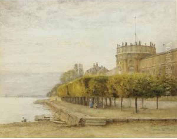 Schloss Biebrich On The Rhine - view 1