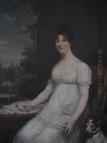 Portrait Of Margaret Coulthurst Of Gargrave House, Yorkshire - view 1