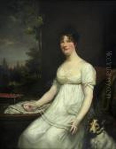 Portrait Of Margaret Coulthurst Of Gargrave House - view 1
