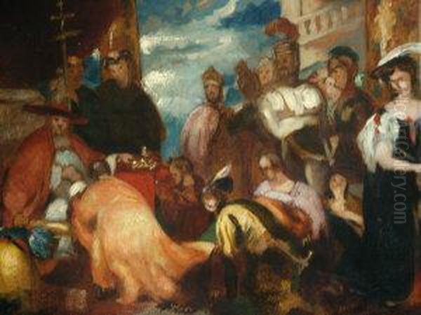 Religious Scene,
An Audience With The Pope - view 1