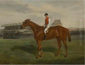 Lord Falmouth's Galliard, Winner Of The 2,000 Guineas At Newmarket, April 1883 by Benjamin Cam Norton